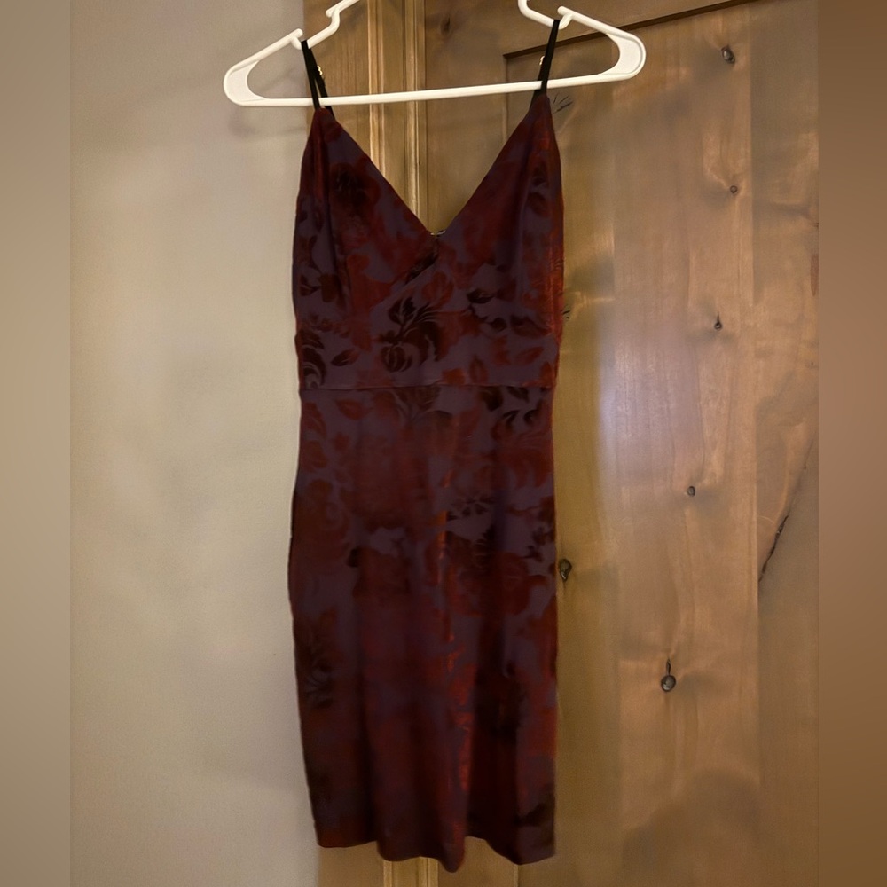 Lulu’s Party Girl Plum Purple Velvet Bodycon Mini Dress